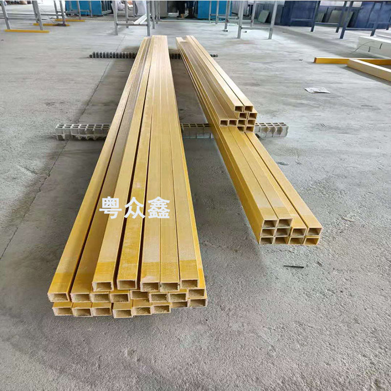 ท่อ Pultruded ที่กําหนดเอง สําหรับโครงสร้าง สําหรับการก่อสร้างอาคารหรือโครงการถนน และชั้นวางสินค้า