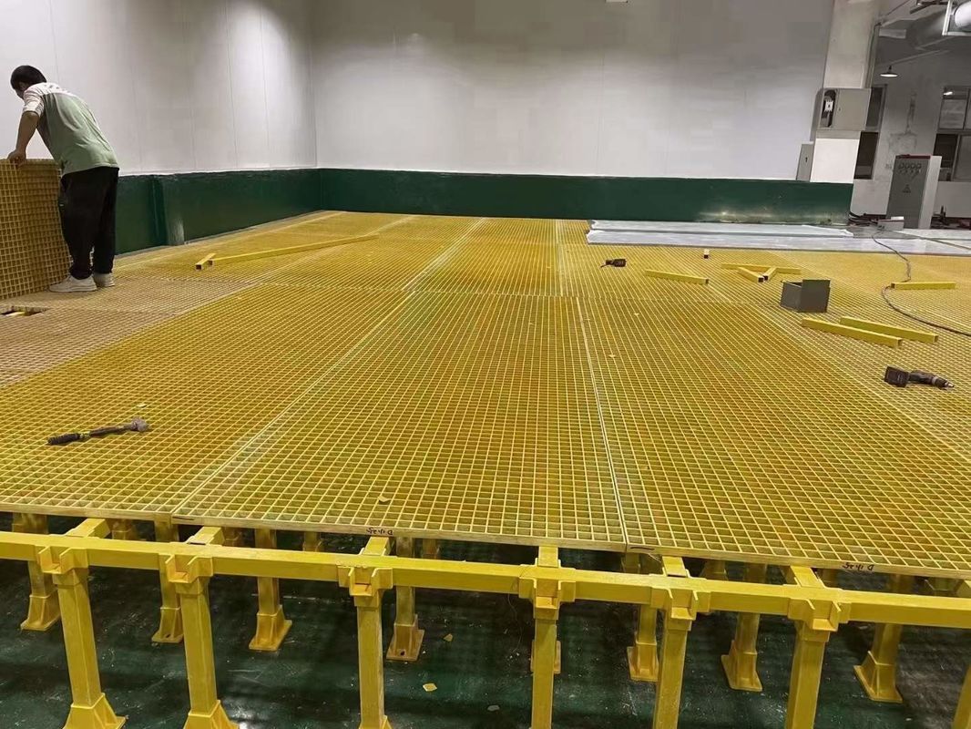 ปรับปรุงขนาดแตกต่างกัน FRP Grating สําหรับทางเดินหรือแพลตฟอร์มเพื่อให้พอใจคุณ